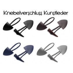 Knebelverschluss - Kunstleder